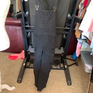 Black overalls, boutique bought